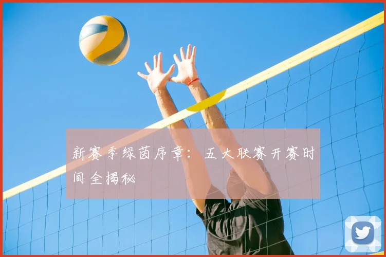 新赛季绿茵序章：五大联赛开赛时间全揭秘